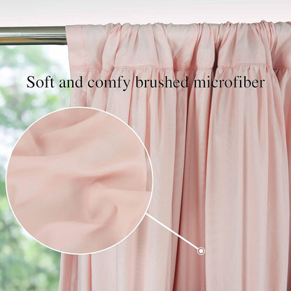 Homechoice Decor Thermal Insulated Window Curtains, 54"W x 84"L x 2 Panels
