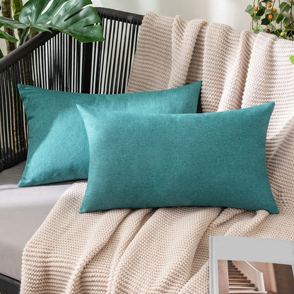 MIULEE Decorative Outdoor Pillow Covers Fall 18x18 Rust