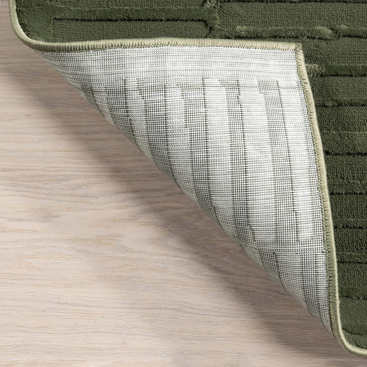 nuLOOM Kailani Green Geometric Washable Area Rug, 9' x 12'