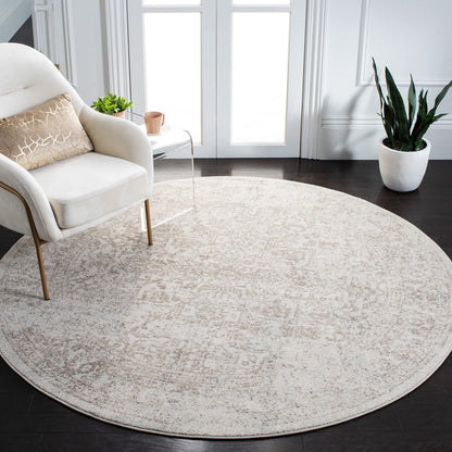 SAFAVIEH Evoke Area Rug 9x12, Large Ivory & Taupe EVK256E
