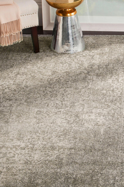 SAFAVIEH Evoke Area Rug 9x12, Large Ivory & Taupe EVK256E