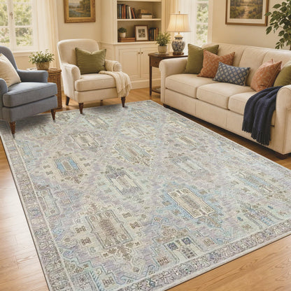 8x10 Rugs for Living Room Washable Green Area Rug Rugs for Bedroom