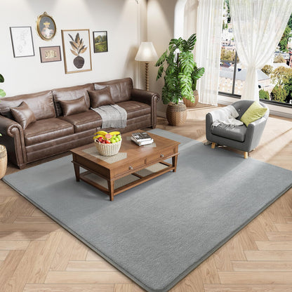 Amearea Modern Area Rugs for Bedroom Living Room, 4x6 Blue Memory Foam Rug