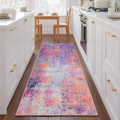 Black Washable Rug 5x7 Area Rugs for Living Room Bedroom Carpet