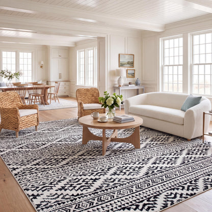 SAFAVIEH Tulum Area Rug 8x10, Large Ivory & Grey TUL272A