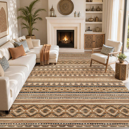 cotiled Boho 5x7 Area Rugs for Living Room: Soft Moroccan Washable Rug