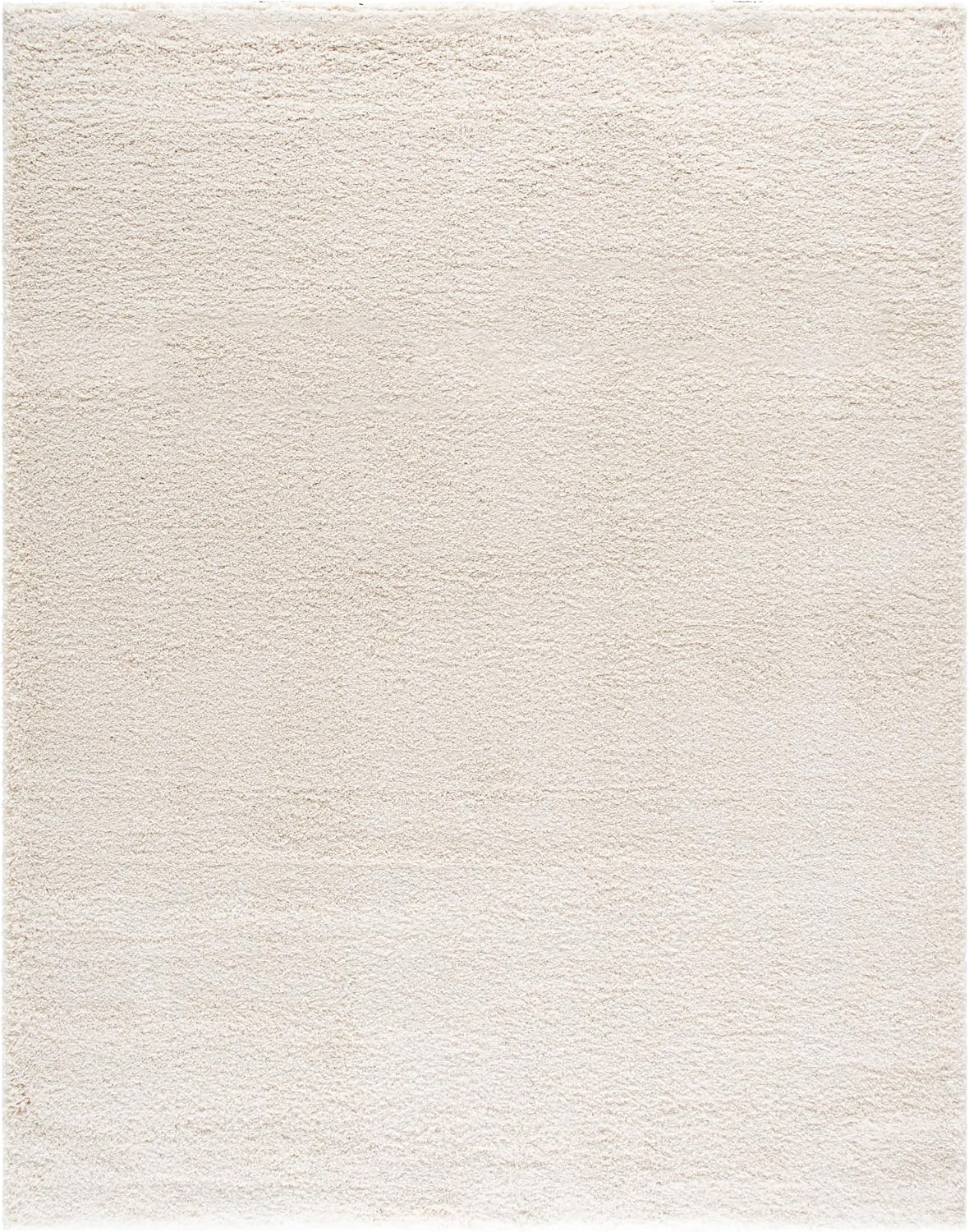 SAFAVIEH Milan Shag Collection 8'6" x 12' Ivory SG180 Solid Non-Shedding Living Room Bedroom Dining Room Entryway Plush 2-inch Thick Area Rug