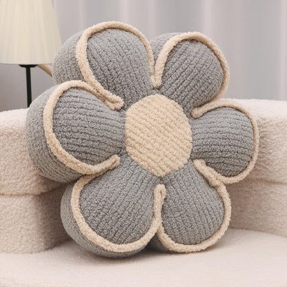 Flower Pillow 16" Sage Green Cute Daisy Decorative Throw Pillows for Bed
