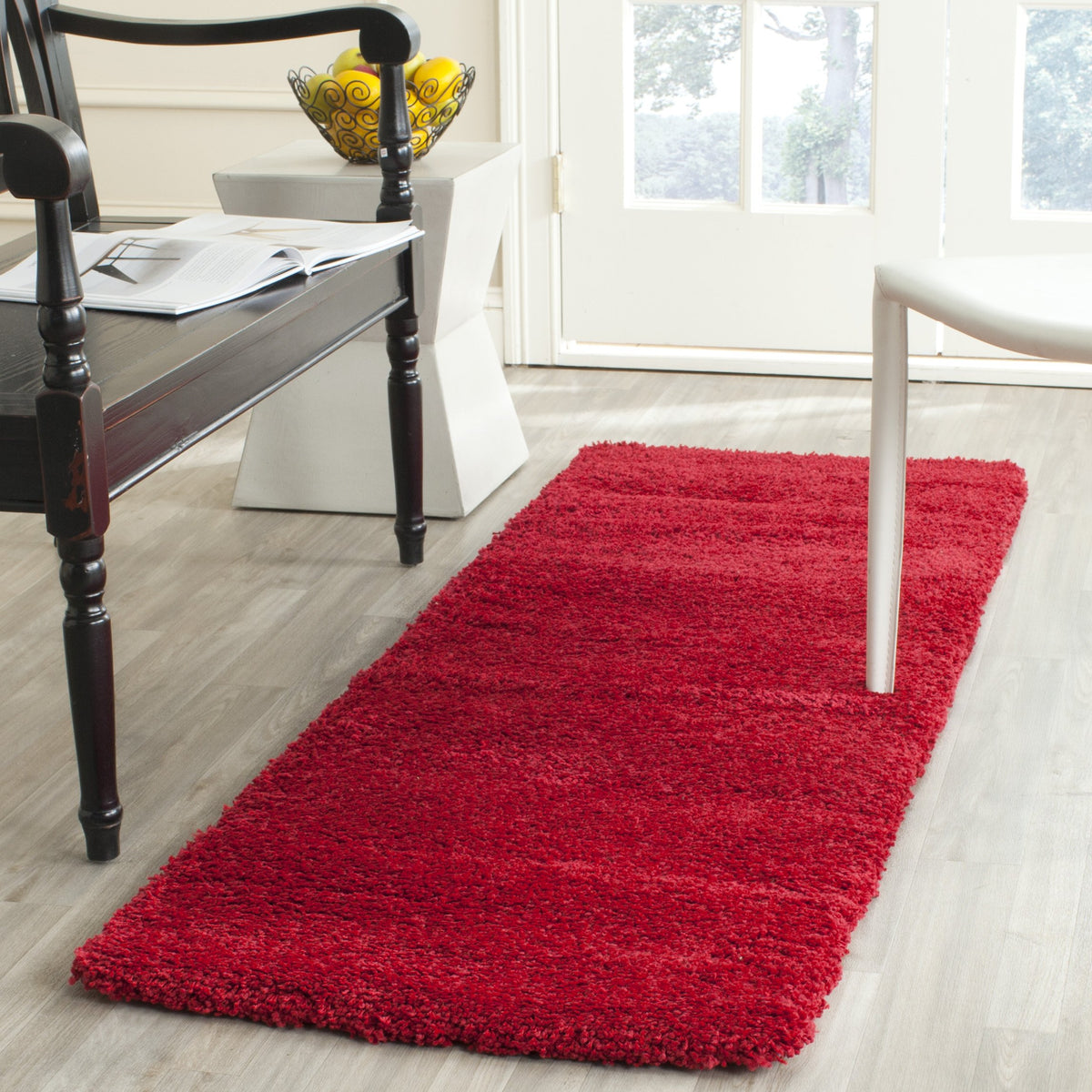 SAFAVIEH Milan Shag Collection 8'6" x 12' Ivory SG180 Solid Non-Shedding Living Room Bedroom Dining Room Entryway Plush 2-inch Thick Area Rug