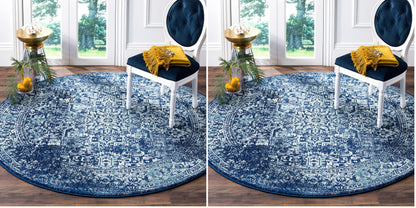 SAFAVIEH Evoke Area Rug 9x12, Large Ivory & Taupe EVK256E