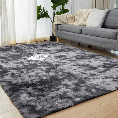 Ultra Soft Shag Fluffy High Pile Area Rug, Modern Decorative Carpet for Bedroom, Living Room, Nursery & Dorm, Home Decor