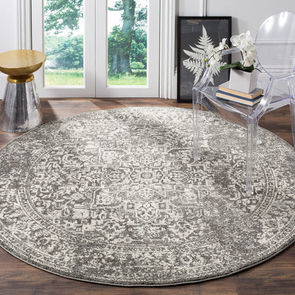 SAFAVIEH Evoke Area Rug 9x12, Large Ivory & Taupe EVK256E