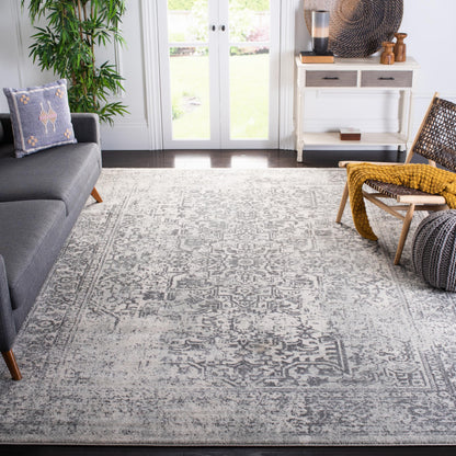 SAFAVIEH Evoke Area Rug 9x12, Large Ivory & Taupe EVK256E