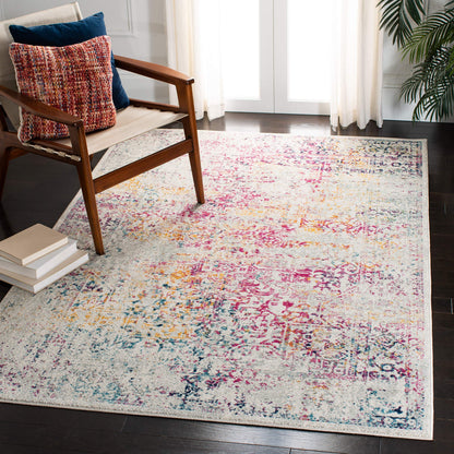 SAFAVIEH Evoke Area Rug 9x12, Large Ivory & Taupe EVK256E