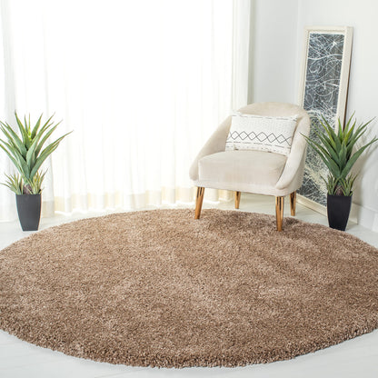 SAFAVIEH Milan Shag Collection 8'6" x 12' Ivory SG180 Solid Non-Shedding Living Room Bedroom Dining Room Entryway Plush 2-inch Thick Area Rug