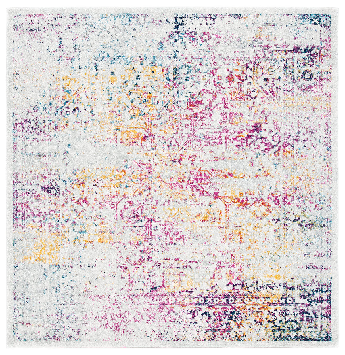 SAFAVIEH Evoke Area Rug 9x12, Large Ivory & Taupe EVK256E