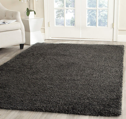 SAFAVIEH Milan Shag Collection 8'6" x 12' Ivory SG180 Solid Non-Shedding Living Room Bedroom Dining Room Entryway Plush 2-inch Thick Area Rug