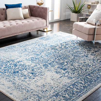 SAFAVIEH Evoke Area Rug 9x12, Large Ivory & Taupe EVK256E