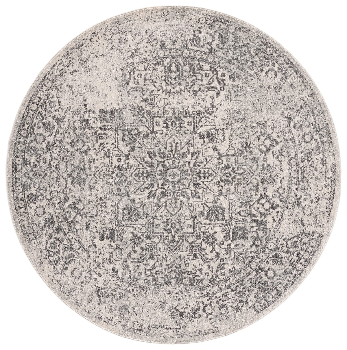 SAFAVIEH Evoke Area Rug 9x12, Large Ivory & Taupe EVK256E