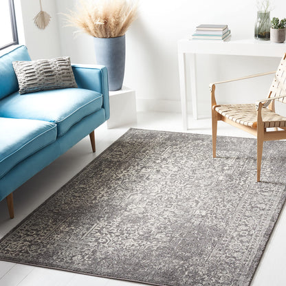 SAFAVIEH Evoke Area Rug 9x12, Large Ivory & Taupe EVK256E