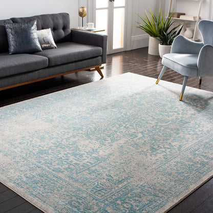 SAFAVIEH Evoke Area Rug 9x12, Large Ivory & Taupe EVK256E