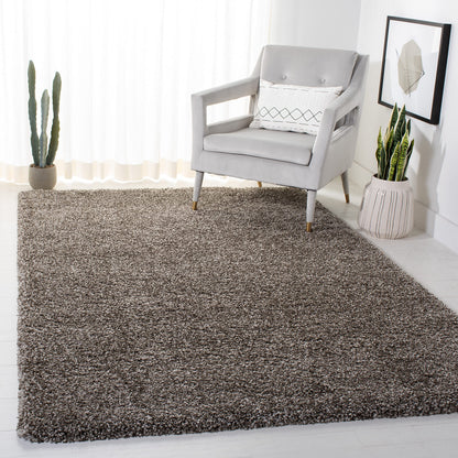 SAFAVIEH Milan Shag Collection 8'6" x 12' Ivory SG180 Solid Non-Shedding Living Room Bedroom Dining Room Entryway Plush 2-inch Thick Area Rug