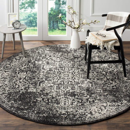 SAFAVIEH Evoke Area Rug 9x12, Large Ivory & Taupe EVK256E