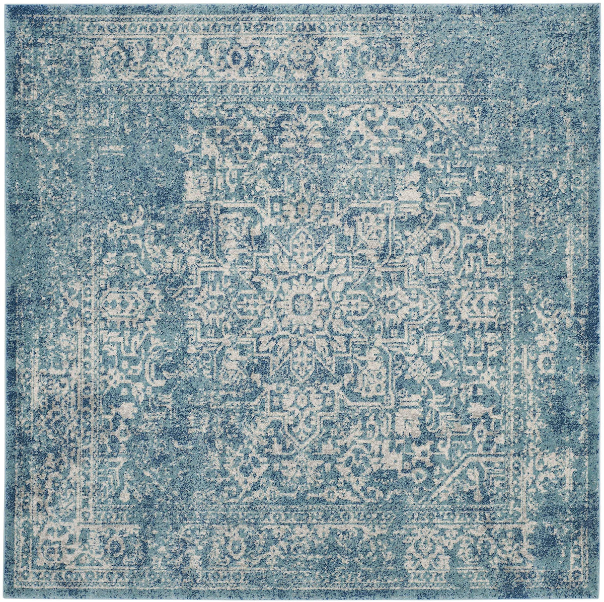 SAFAVIEH Evoke Area Rug 9x12, Large Ivory & Taupe EVK256E