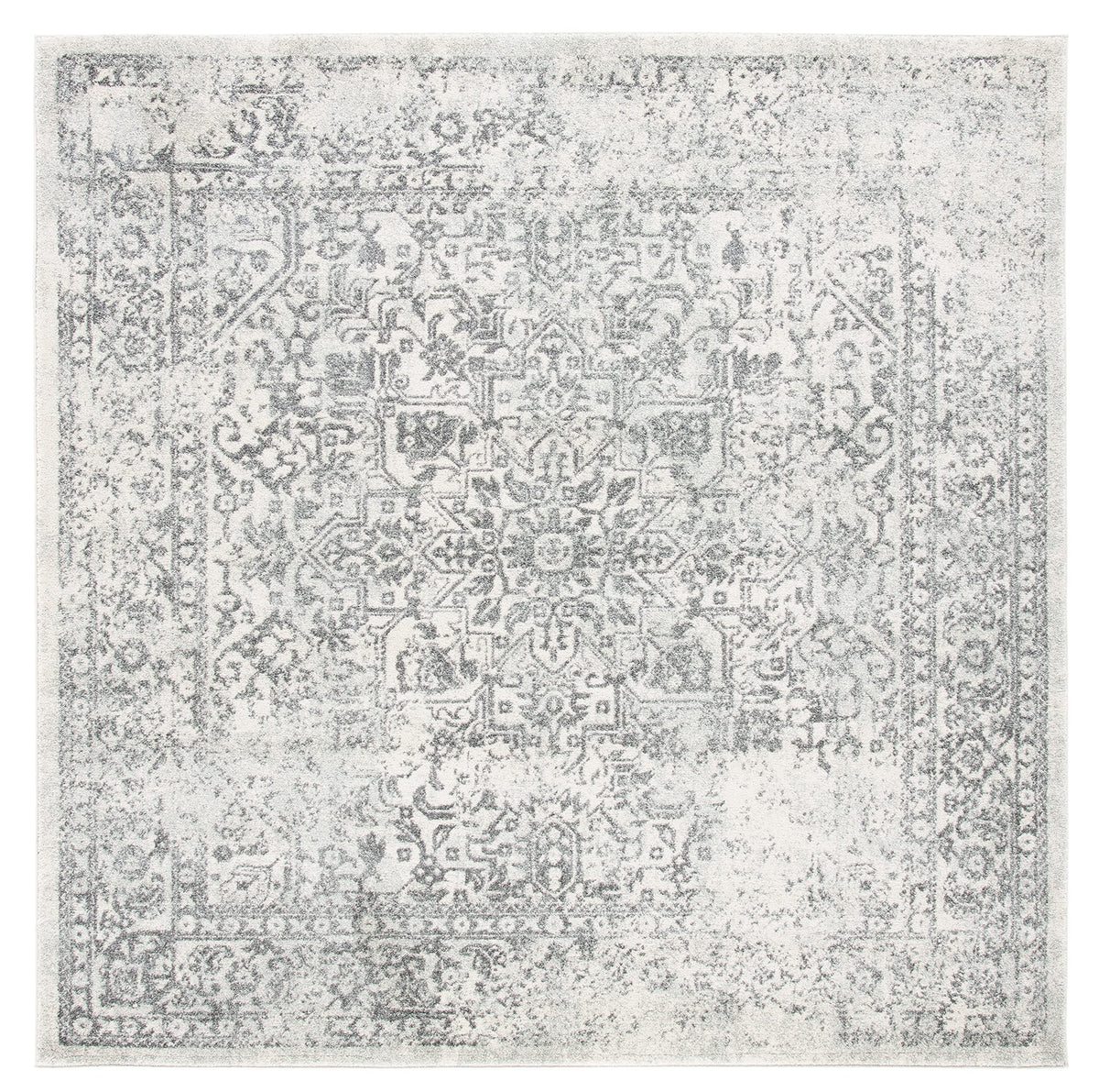 SAFAVIEH Evoke Area Rug 9x12, Large Ivory & Taupe EVK256E