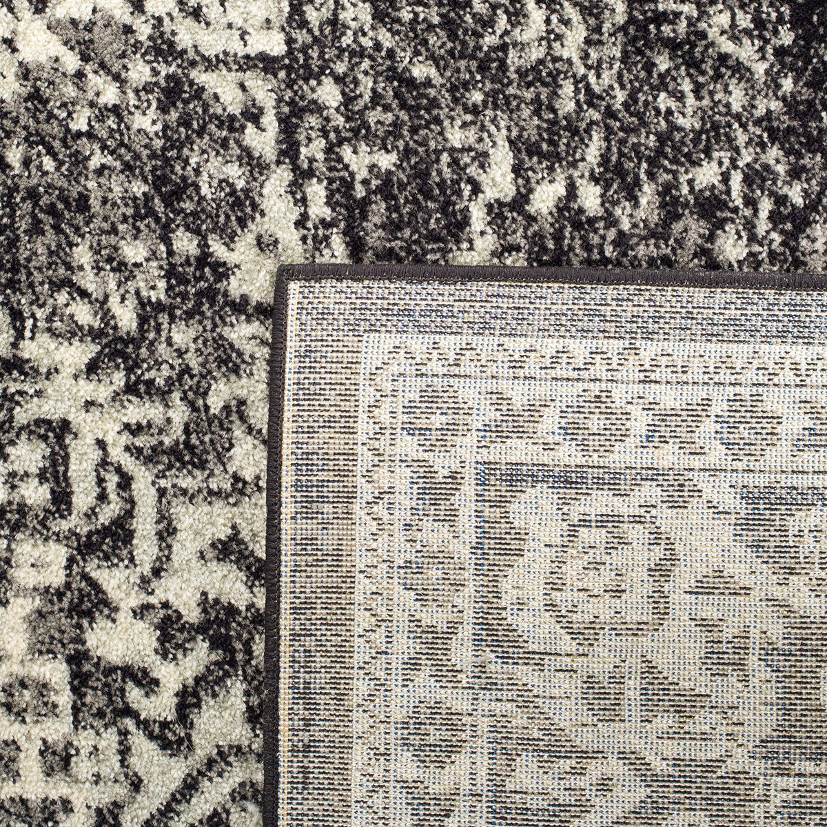 SAFAVIEH Evoke Area Rug 9x12, Large Ivory & Taupe EVK256E