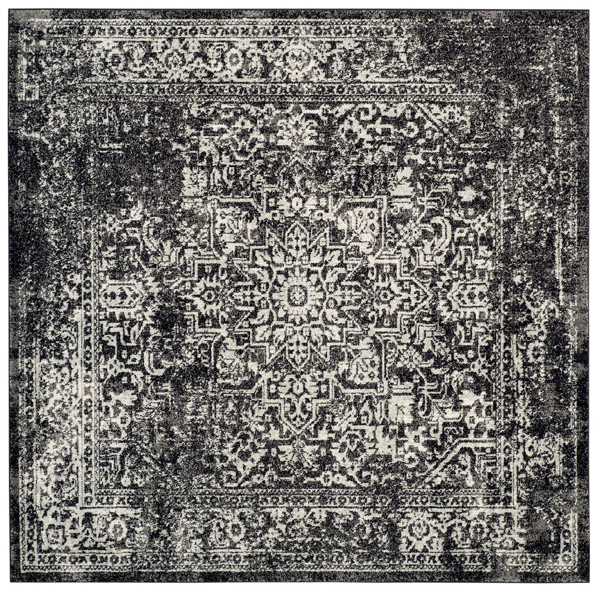 SAFAVIEH Evoke Area Rug 9x12, Large Ivory & Taupe EVK256E