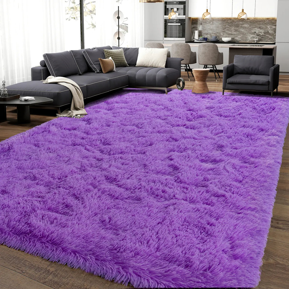 SohoChic Ultra-Soft Shaggy Rug - Furry Soft, Fuzzy Decorative Rug with Upgrade Non-Slip Backing, for Bedroom Kids Room, Room Decor, House Decor