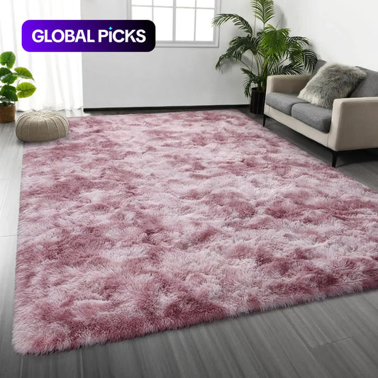 Ultra Soft Shag Fluffy High Pile Area Rug, Modern Decorative Carpet for Bedroom, Living Room, Nursery & Dorm, Home Decor
