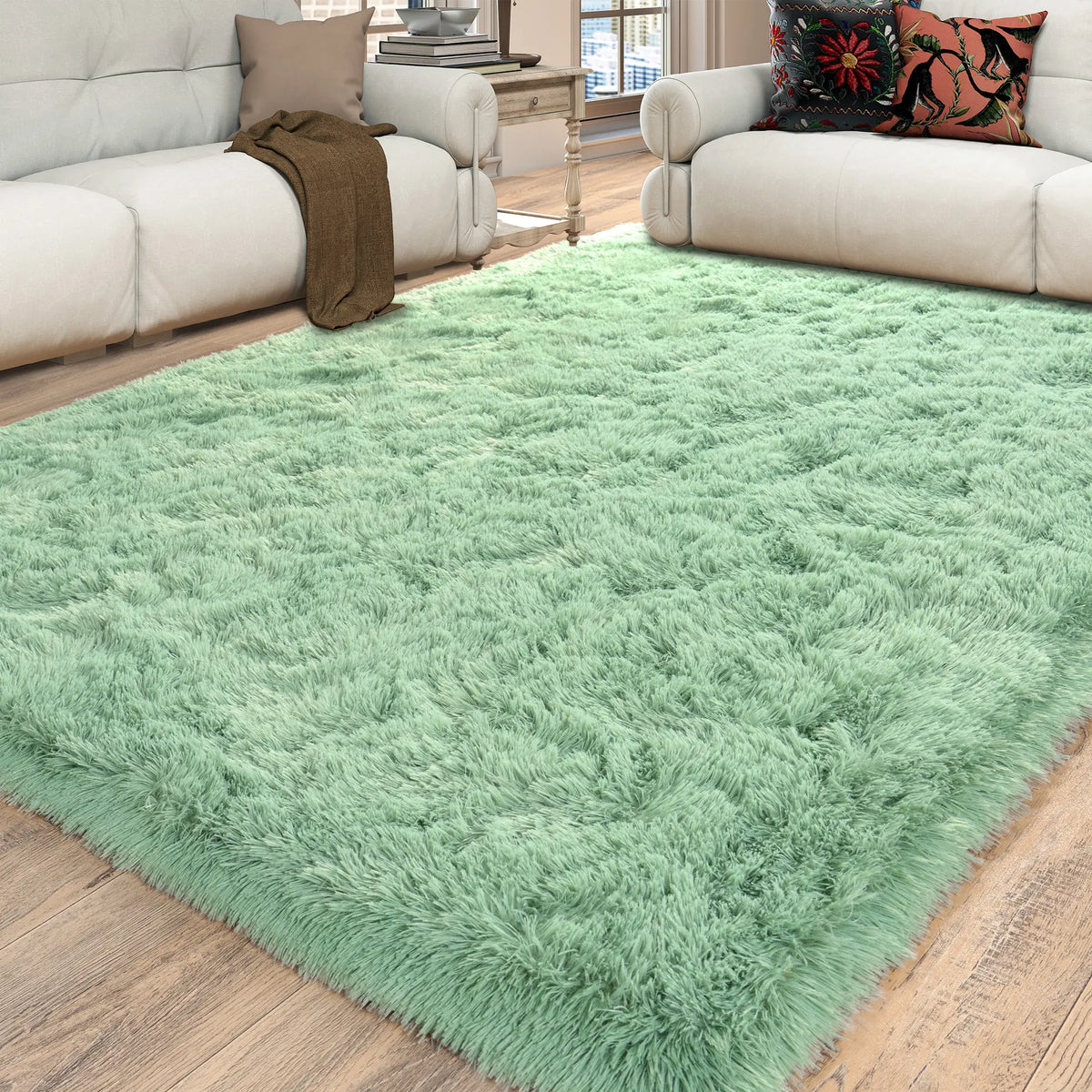SohoChic Ultra-Soft Shaggy Rug - Furry Soft, Fuzzy Decorative Rug with Upgrade Non-Slip Backing, for Bedroom Kids Room, Room Decor, House Decor