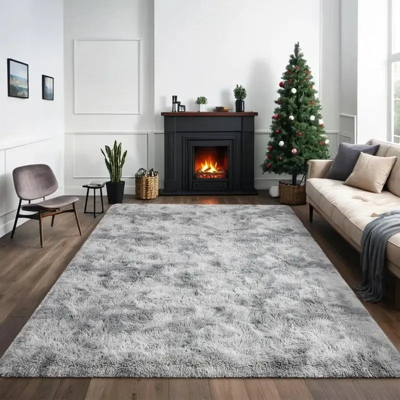 Ultra Soft Shag Fluffy High Pile Area Rug, Modern Decorative Carpet for Bedroom, Living Room, Nursery & Dorm, Home Decor