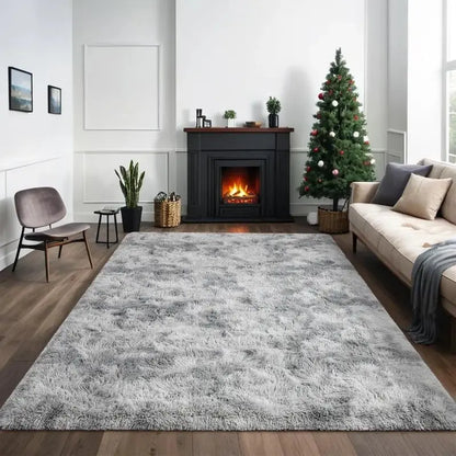 Ultra Soft Shag Fluffy High Pile Area Rug, Modern Decorative Carpet for Bedroom, Living Room, Nursery & Dorm, Home Decor